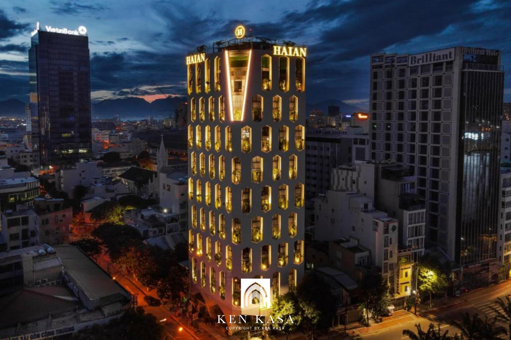 kiến trúc của Haian Riverfront Hotel Danang